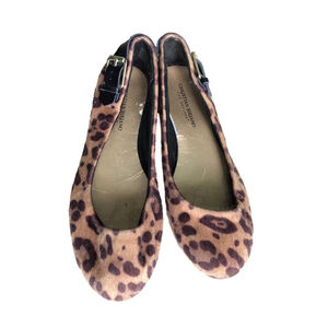 Christian Siriano Brown Leopard Flats Women's Size 9.5